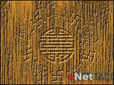 打造古老的木板雕刻画