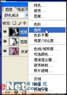 Photoshop打造飞发美眉素描效果