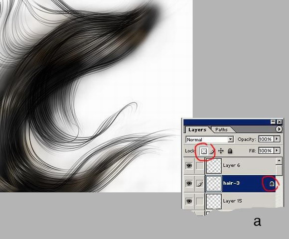 Photoshop头发精细制作