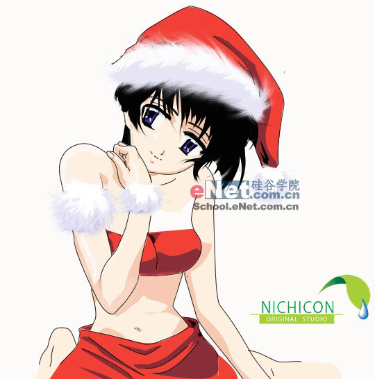 Photoshop制作动漫MM壁纸全记录