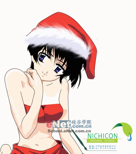 Photoshop制作动漫MM<a href='http://www.enet.com.cn/eschool/includes/zhuanti/desk/index.shtml' target='_blank' class='article'>壁纸</a>全记录