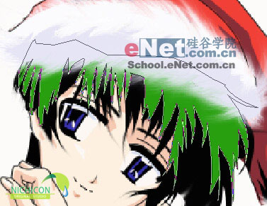 Photoshop制作动漫MM<a href='http://www.enet.com.cn/eschool/includes/zhuanti/desk/index.shtml' target='_blank' class='article'>壁纸</a>全记录