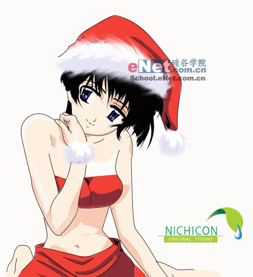 Photoshop制作动漫MM壁纸全记录