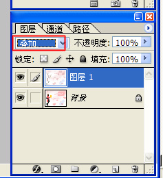 修补沾上蓝色墨水的韩国MM贺卡