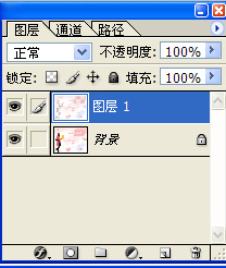 修补沾上蓝色墨水的韩国MM贺卡