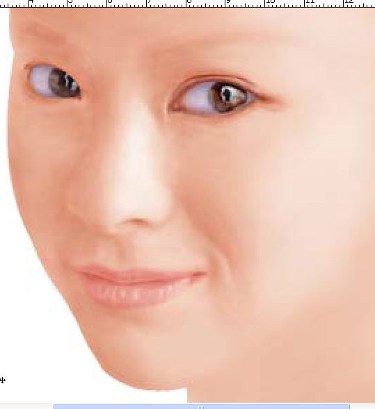 Photoshop鼠绘写实超级美女