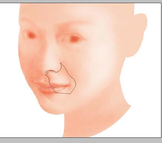 Photoshop鼠绘写实超级美女