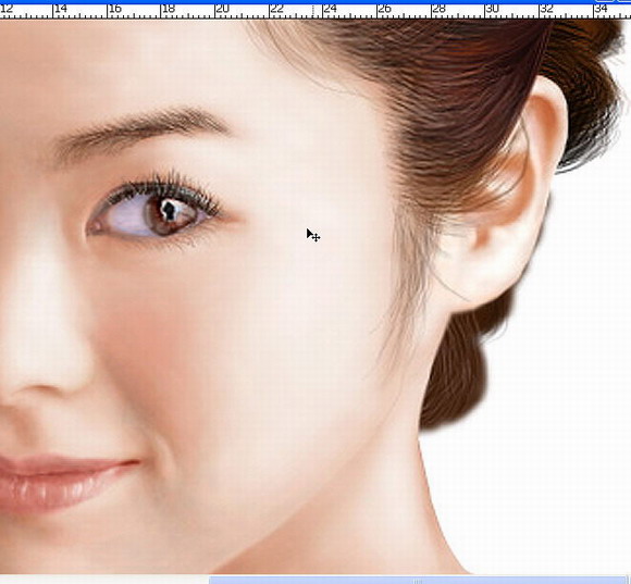 Photoshop鼠绘写实超级美女
