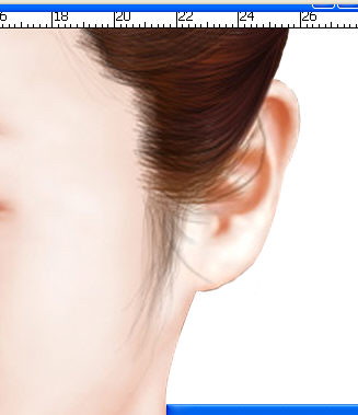 Photoshop鼠绘写实超级美女