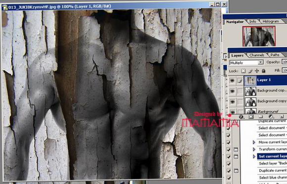 Photoshop变形人体制作
